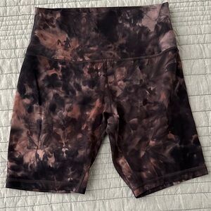 lululemon athletica Black and Brown Bike Shorts